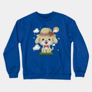 "Puppy Chic Charm" Crewneck Sweatshirt